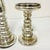 Glass 1990s Vintage Boho Chic Modern West Elm Attributed Mercury Glass Candleholders - Set of 3. For Sale - Image 7 of 12