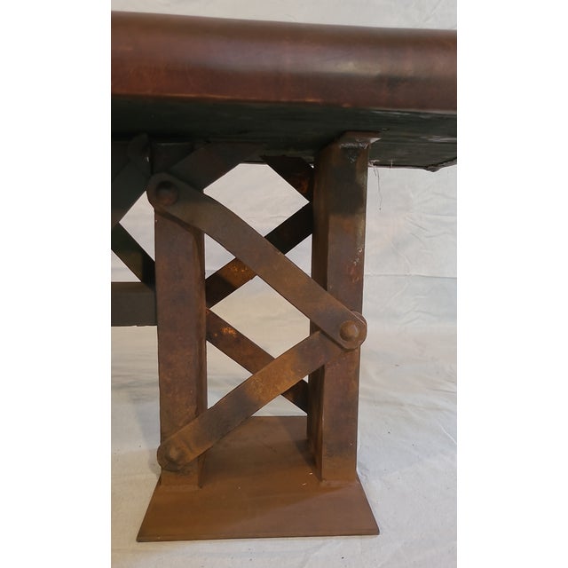 Late 20th Century Vintage Industrial Bench For Sale - Image 4 of 6