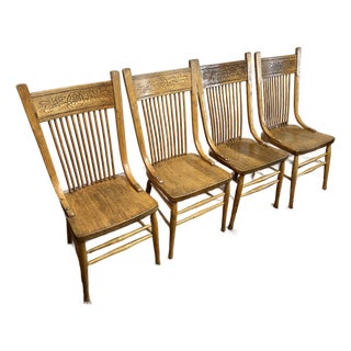 Late 19th Century Press-Back Chairs For Sale