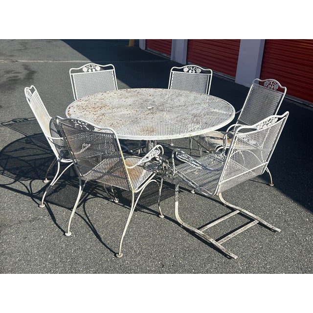 Perfect for your outdoor space! The table measures 54x29, the standard chairs measure 17x24x36, the rockers measure...