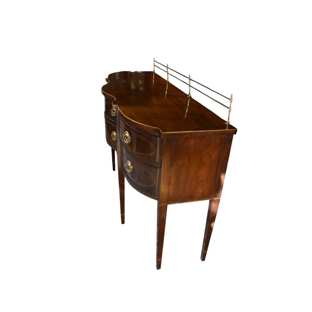 Mid 20th Century Drexel Heritage Heirloom Collection Inlaid Mahogany Sideboard For Sale - Image 5 of 10