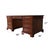 Ideal for use either at work or in a home office the Niagara Furniture Mahogany Executive Desk with a tooled leather top...
