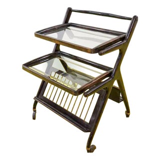 Serving Trolley attributed to Ico Parisi, 1960s For Sale