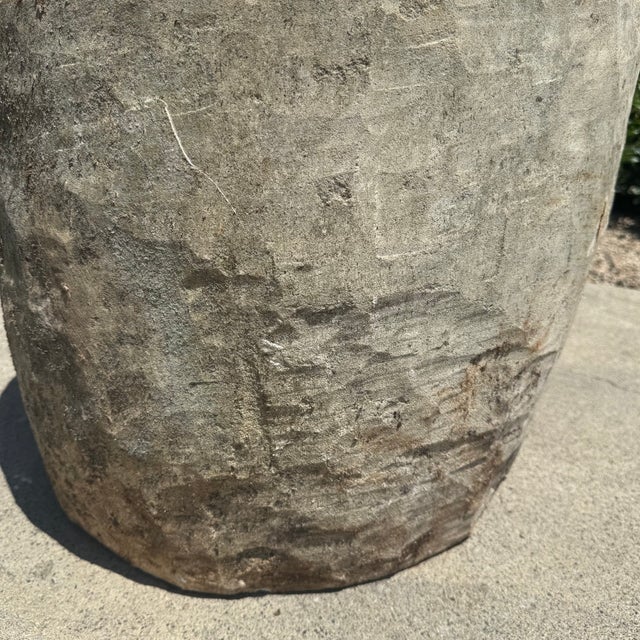 Gray Antique Limestone Trough or Fountain 5126b For Sale - Image 8 of 8