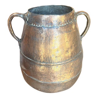 Antique Copper Vessel For Sale