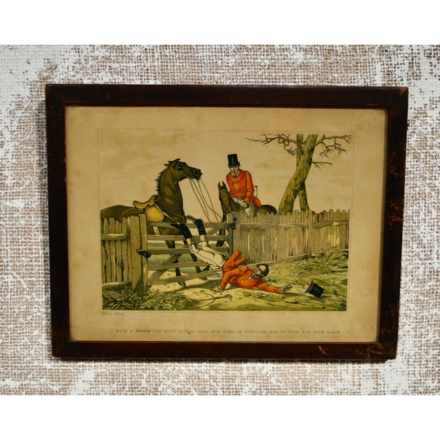 Henry Alken, Hunting Scenes, Chromolithograph Prints, 1820, Set of 6 For Sale - Image 14 of 14