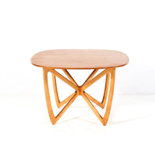 Mid-Century Modern Teak Coffee Table, 1958 For Sale - Image 6 of 9