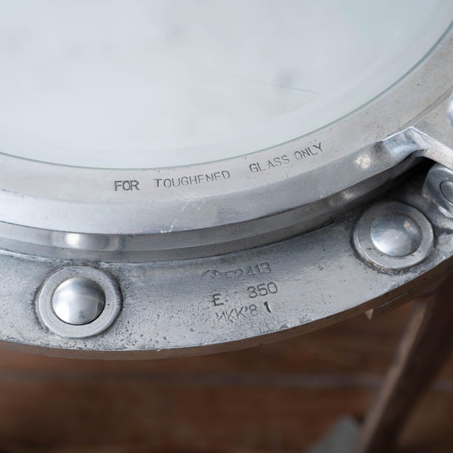 A Pair of Porthole Cover Side Tables For Sale - Image 14 of 15