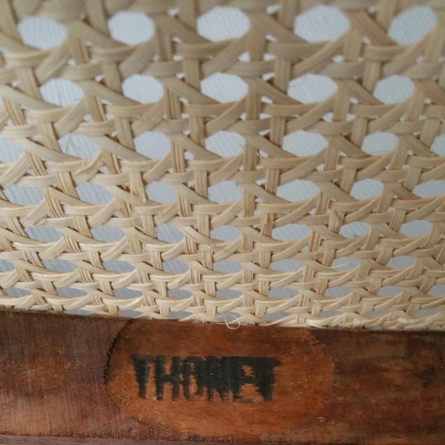 Antique Art Nouveau Rattan Dining Chair from Thonet For Sale - Image 9 of 10