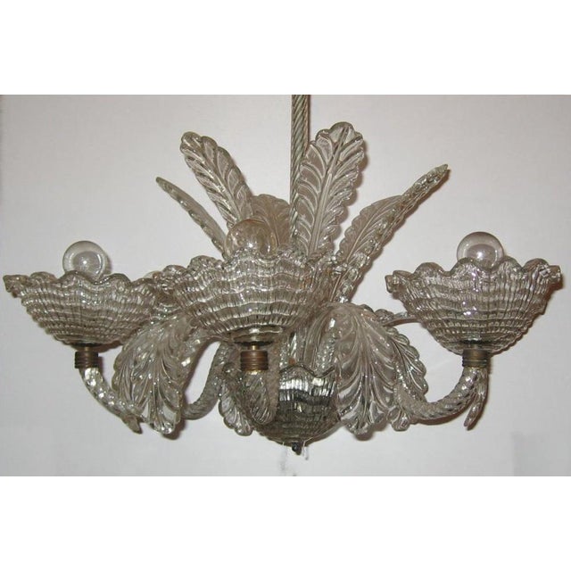 Vintage Murano Glass Chandelier, 1930s For Sale - Image 10 of 10