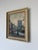 Charming Vintage Impressionist oil painting on Masonite board depicting a classic Parisian street scene, featuring...