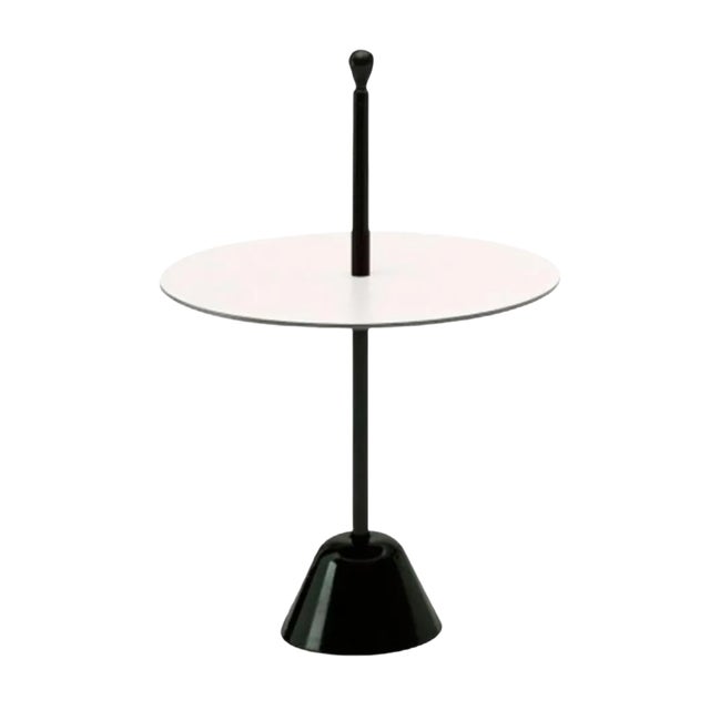 Black & White Servomuto 360 Coffee Table by Castiglioni, 1974 For Sale