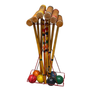 South Bend Croquet Set Mid Century Modern