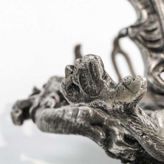 Biedermeier Figurative Stand for Fraget, Poland, 1890s, 1860 For Sale - Image 9 of 15