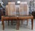 Late 20th Century Monumental Studio Crafted Dining Table & 8 Chairs, Cherry Wood & Tile For Sale - Image 12 of 18