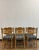 Six oak Dining Chairs in the Style of Henning Kjærnulf, Denmark, 1960s For Sale - Image 9 of 16