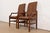 Henredon Mid-Century Modern Sculpted Oak High Back Armchairs, Pair For Sale - Image 13 of 13
