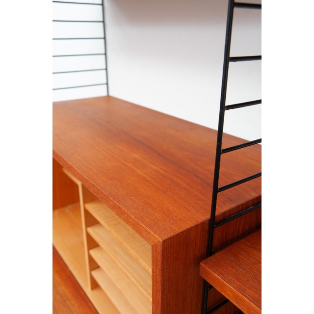 String Wall Shelf by Kajsa and Nisse Strinning, 1950s For Sale - Image 13 of 15