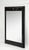 Karl Springer Style Black Goat Skin Wall Mirror With Gold Leaf Accents For Sale - Image 13 of 16