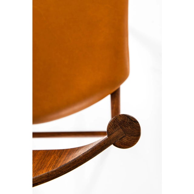 Rosewood Dining Chairs by Ib Kofod-Larsen for Seffle Möbelfabrik, Sweden, 1960s, Set of 8 For Sale - Image 4 of 11