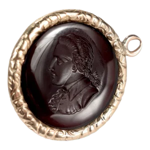 Vintage Antique 14 Karat Gold & Carnelian Intaglio Charm or Pendant Fob