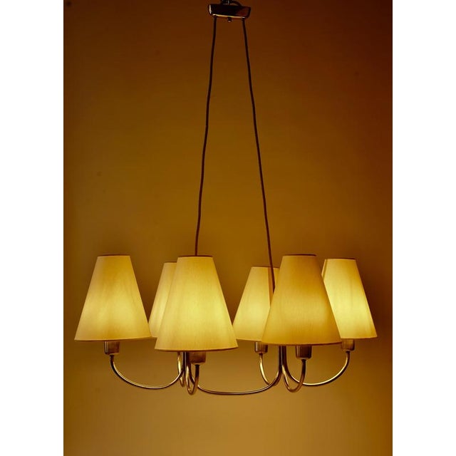 Globe Lamp in Brass by J.T. Kalmar, 1950s For Sale - Image 10 of 18