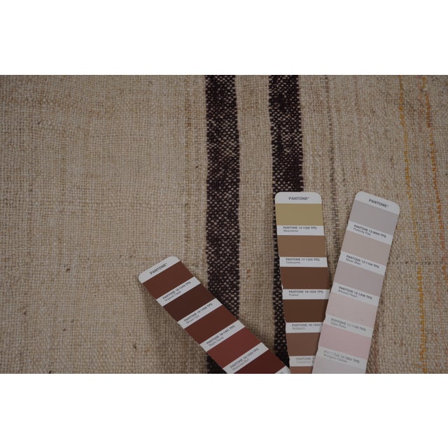 Turkish Organic Hemp Sisal Kilim Rug 8'5'' X 12'1'' For Sale - Image 10 of 10