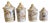 French Provincial Marthes Tolosane Spice Jars, 1960s, Set of 4 For Sale