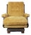 Armchair in Yellow Velvet and Wood, 1960s For Sale