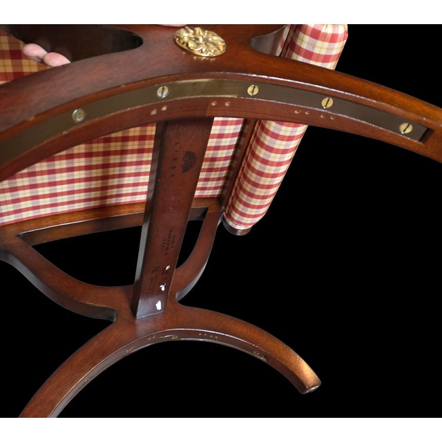 Pair of Kindel Furniture Winterthur Collection New York Ottomans For Sale - Image 9 of 15