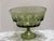 Mid-Century Modern Midcentury Large Green Glass Pedestal Bowl For Sale - Image 3 of 9