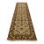 Agra Runner 4′ X 12’1” Beige Wool Traditional Hand-Knotted Oriental Rug For Sale