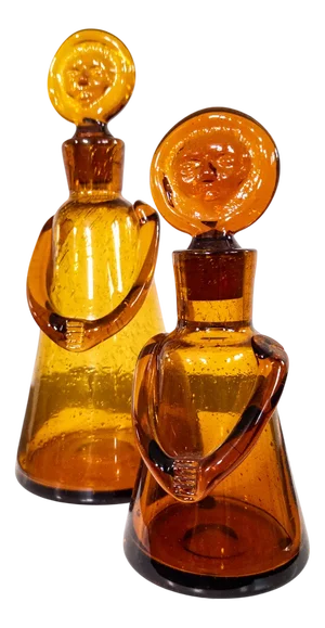 People Carafs by Erik Höglund for Boda, 1950s, Set of 2