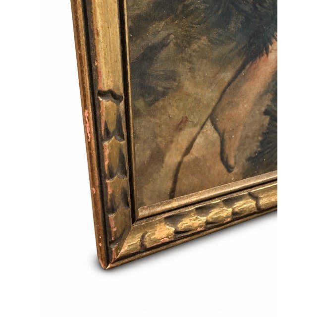 Art Deco 1920's Antique Framed Art Deco Miniature Print of Pierre-Auguste Cot's "Springtime" – 8" X 10" For Sale - Image 3 of 5