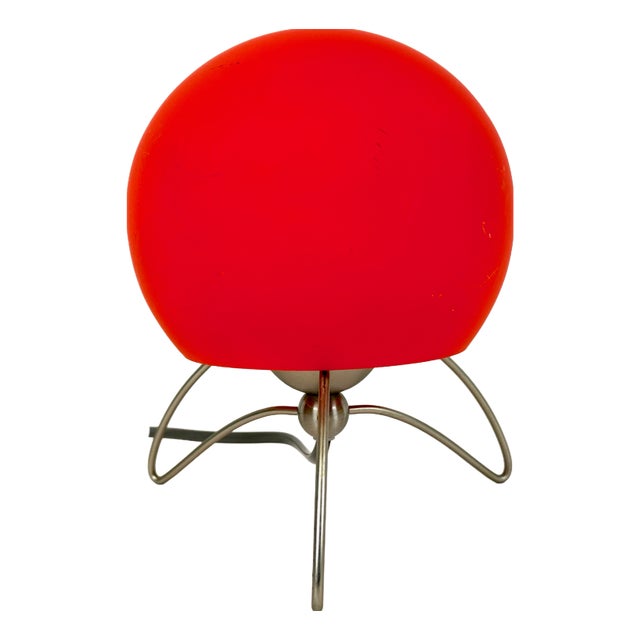 Murano Glass Tripod Table Lamp from Sölken Leuchten, 1980s For Sale