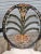 Late 20th Century Pair of Karges Hepplewhite Plum Arm Chairs Ebonized, Carved Hand Painted Leather Fabric For Sale In Cleveland - Image 6 of 14