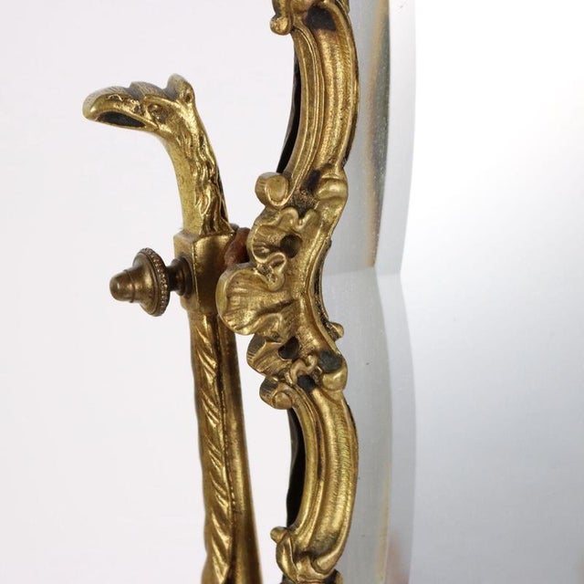 Bronze Vanity Mirror, Europe, 19th Century-20th Century For Sale - Image 5 of 12