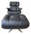 2014 Herman Miller Eames Lounge Chair and Ottoman | Walnut & Black Leather For Sale