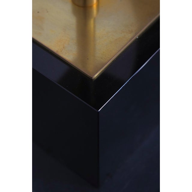 1990s 1990s John Richard Modern Brass Sculpture Lamp With Granite Base For Sale - Image 5 of 11