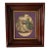 Antique 19th-Century La Mode Illustrée Hand-Colored Fashion Engraving in Deep Molded Wood Frame For Sale
