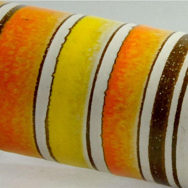 Mid-Century Italian Ceramic Vase attributed to Bitossi for Rosenthal Netter, 1960s For Sale - Image 6 of 11