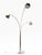 1970s Space Age Brass and Marble Arc Floor Lamp For Sale - Image 12 of 18