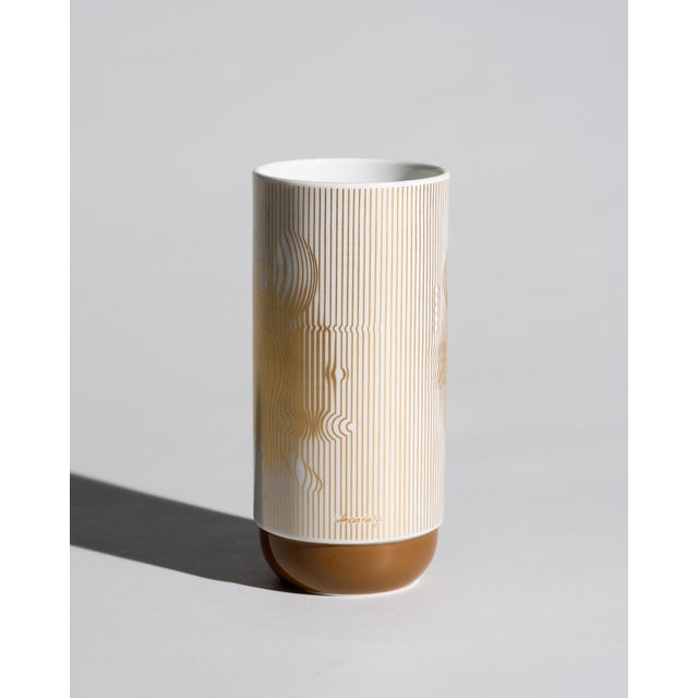 Manipur Op Art Porcelain Vase – Victor Vasarely for Rosenthal Studio-Line, 1970s A striking Rosenthal artist-edition vase...