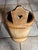 Mid-Century Modern Vintage Wooden Umbrella Stand with Folk Art Painting, 1970s For Sale - Image 3 of 10