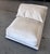 Montauk "Jill" Armless Chair in Light Cream Off-White Velvet For Sale - Image 4 of 8