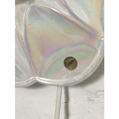 Ceramic Mid-Century Iridescent Porcelain PAN Wall Lamp from Goebel, Germany, 1970s For Sale - Image 7 of 16