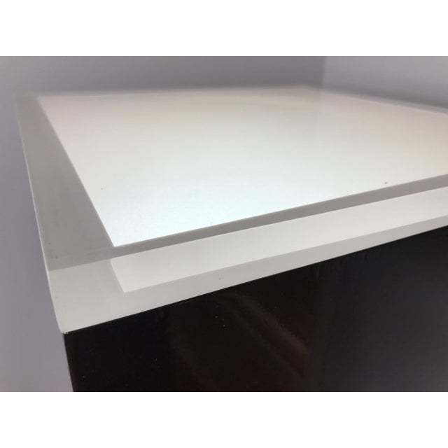 Vintage Rectilinear Lighted Display Pedestal For Sale - Image 4 of 6