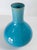 Turquoise 20th Century Japanese Electric Blue Turquoise Kangxi Style Bottle Vase For Sale - Image 8 of 16