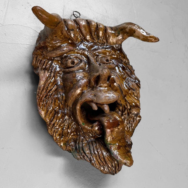 Apotropaic Ceramic Mask by Rocco Condurso, Italy, 2010s For Sale - Image 4 of 9