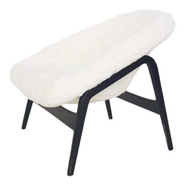 Vintage Lounge Chair by Hartmut Lohmeyer for Artifort, 1957 For Sale